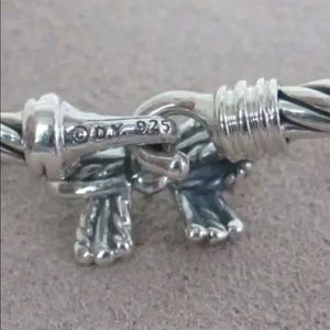 David Yurman rare bow bracelet with diamond